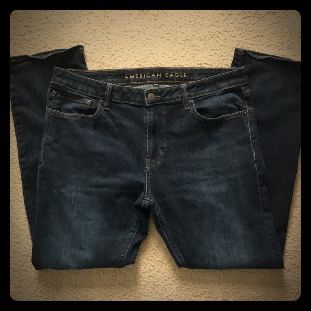 American Eagle Dark Blue Flex Jeans